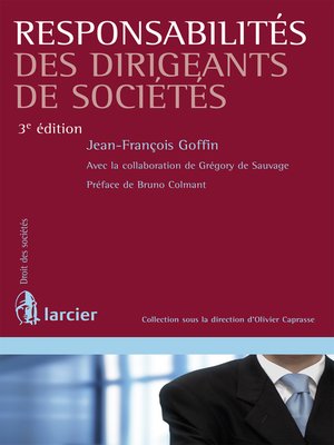 cover image of Responsabilités des dirigeants de sociétés